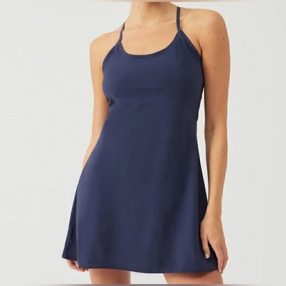 Outdoor Voices Exercise Dress in Navy Size M - Picture 1 of 8